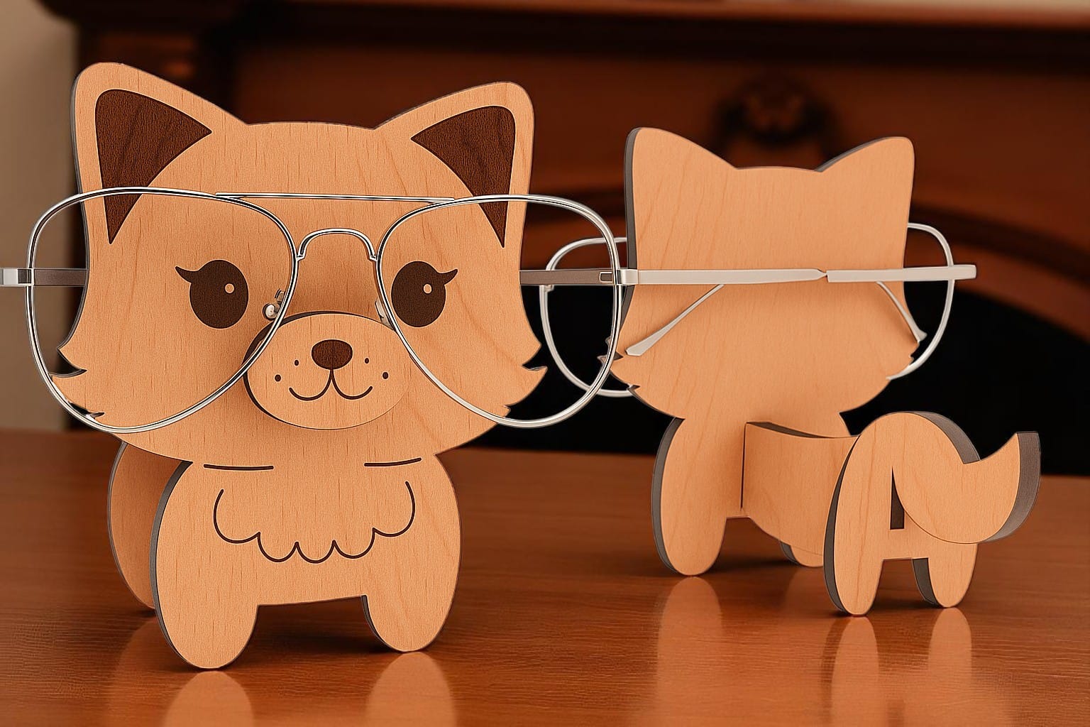 Soporte de gafas animales 1 soporte gafas animales gato Photoroom