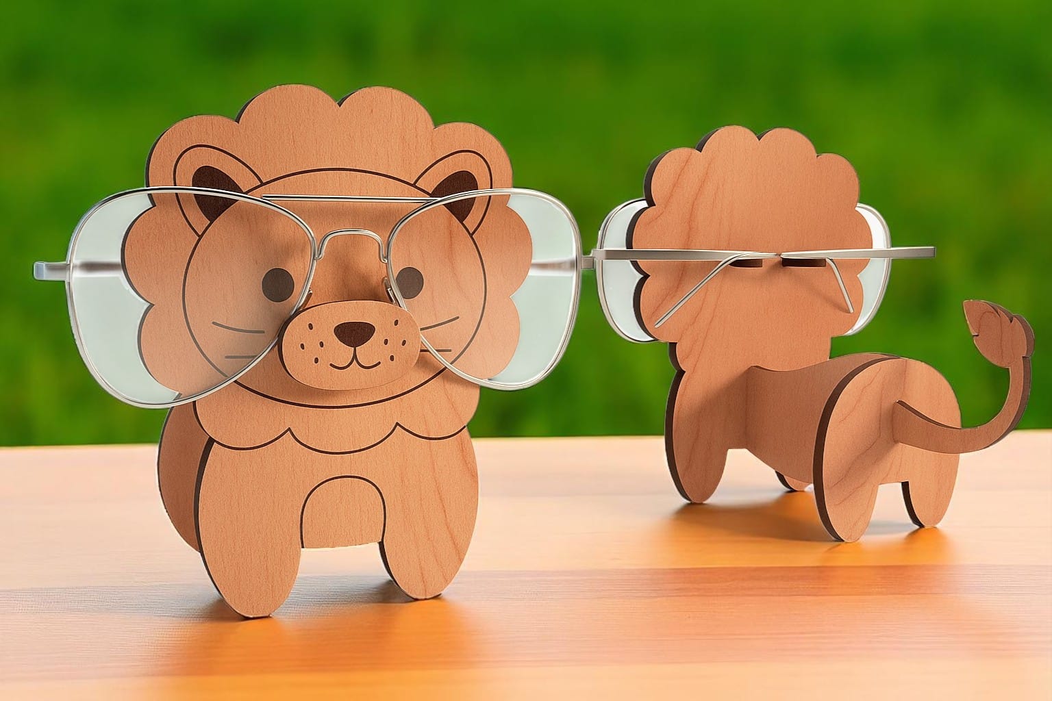 Soporte de gafas animales 3 soporte gafas animales leon Photoroom